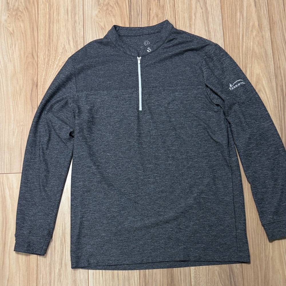 Men's Charcoal Quarter-Zip Pullover